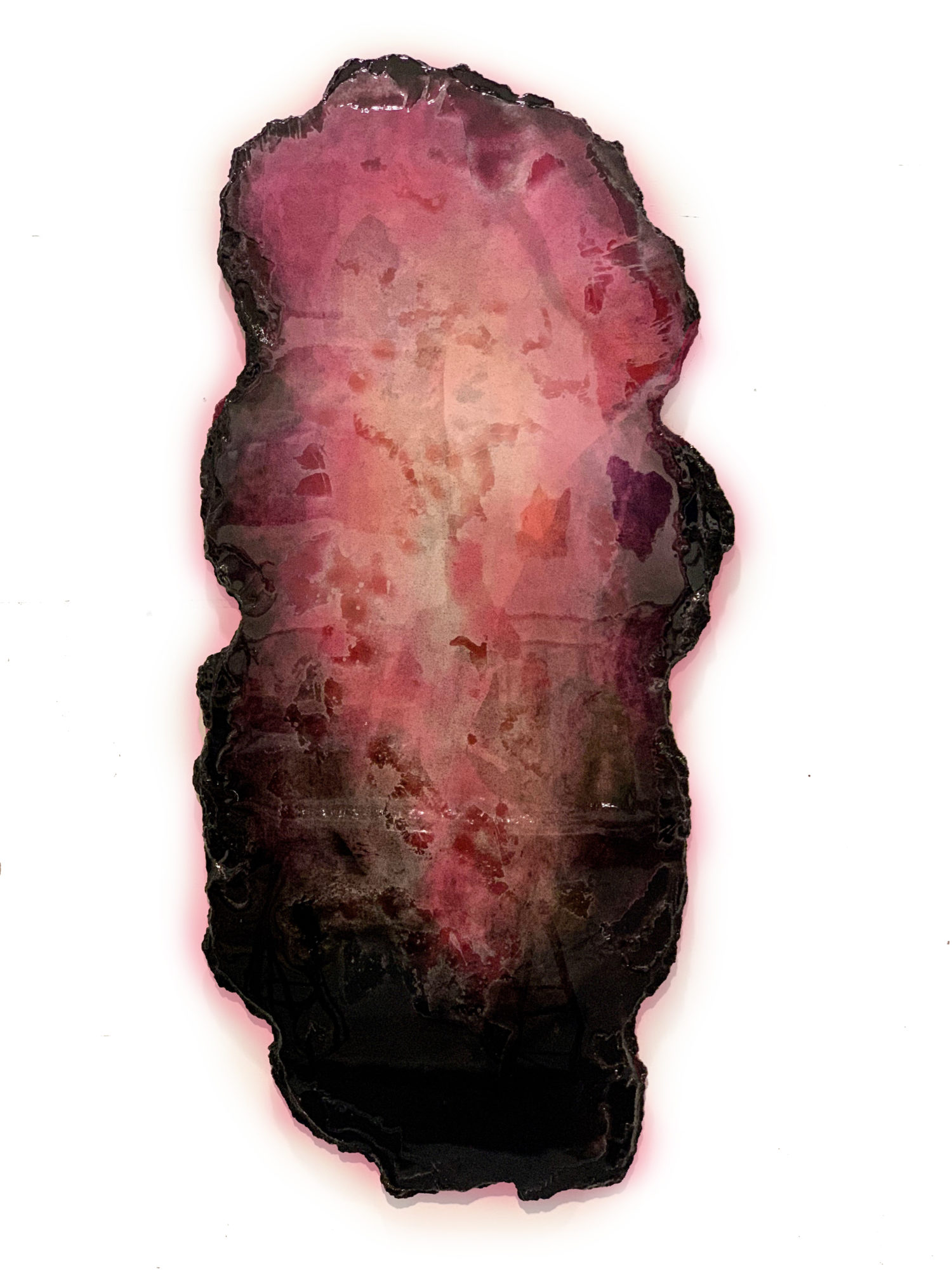 3-magenta organic 96_x48_ _ 2019 MIAMI mixed media - 15,000