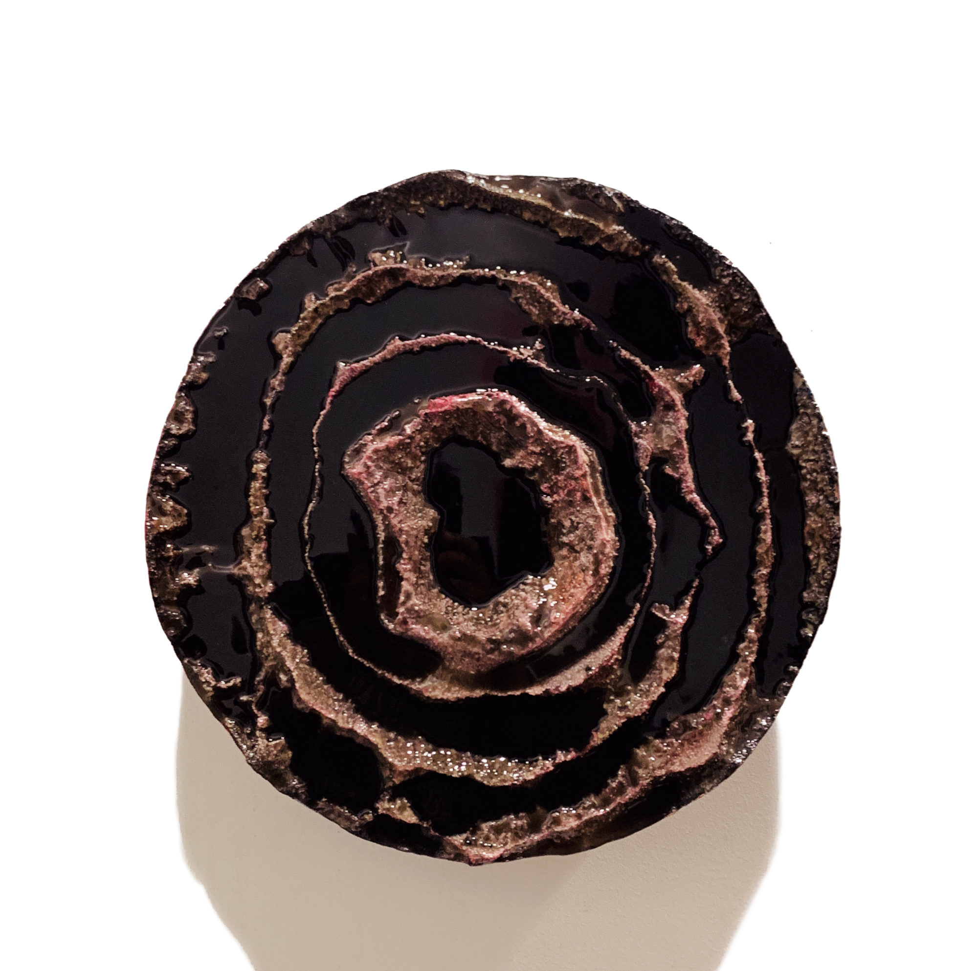 3d vibration magenta 24_diameter miami 2019 mixed media
