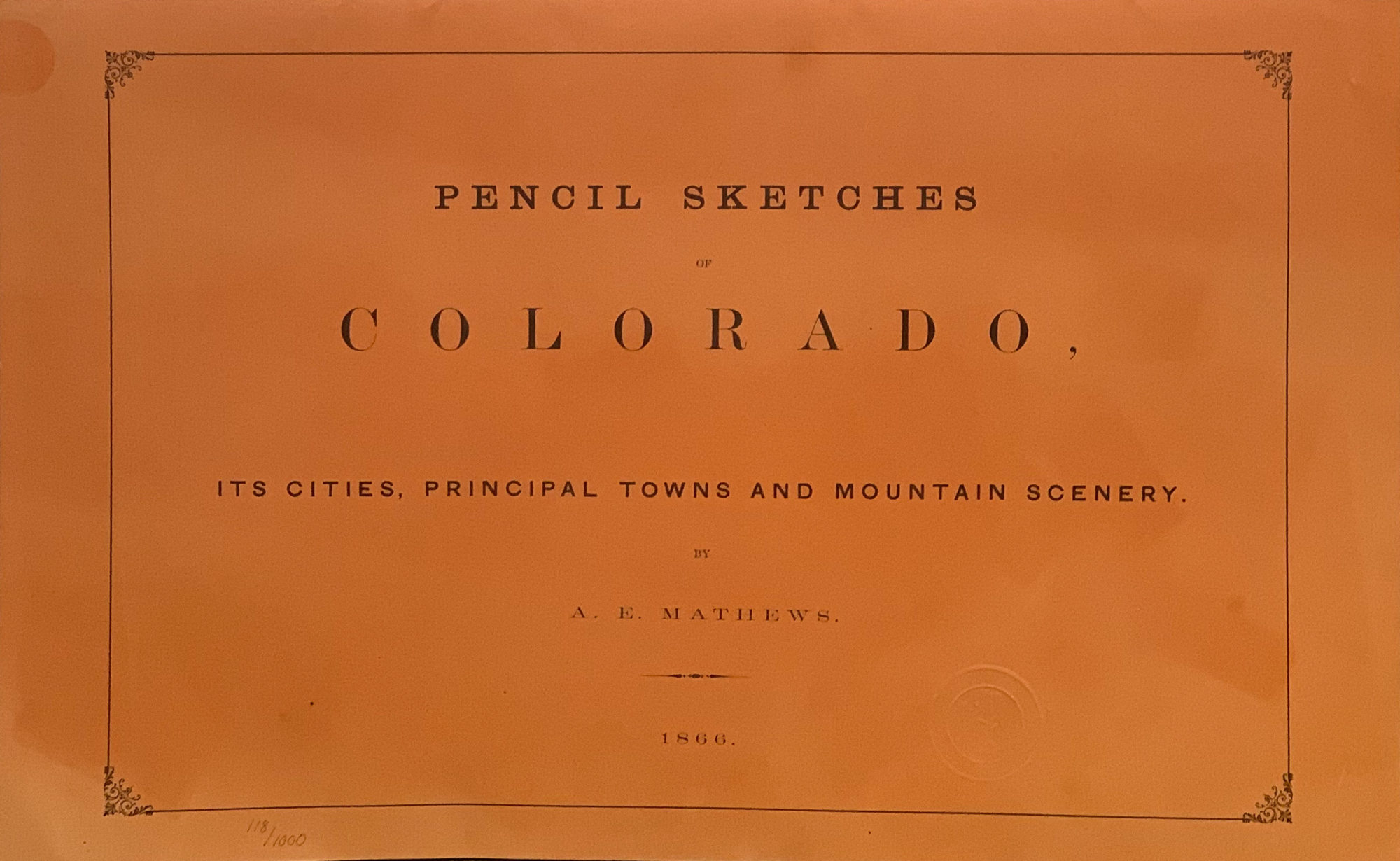 Pencil Sketches of Colorado - 0 Cover(1)