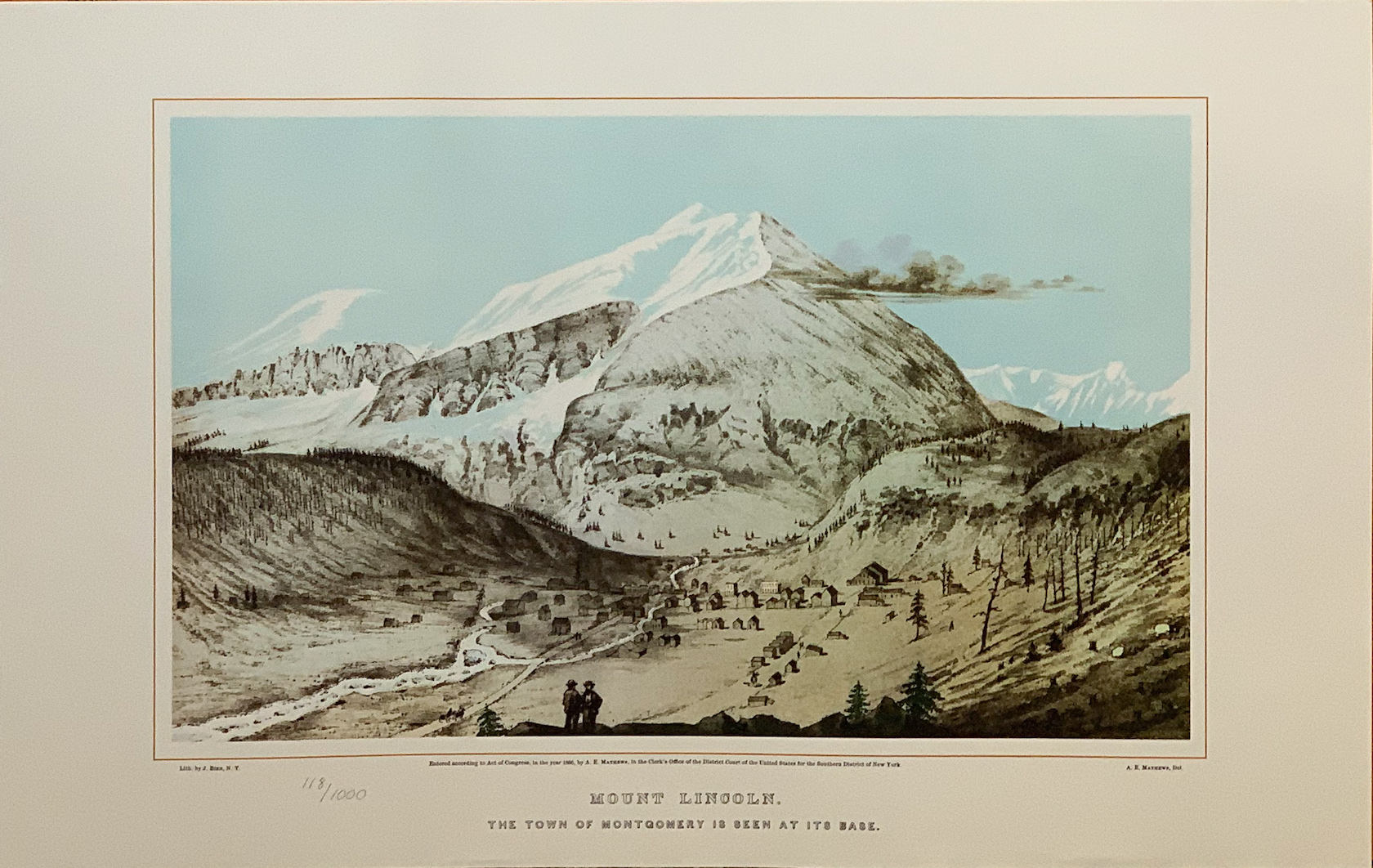 Pencil Sketches of Colorado - 7 Mt. Lincon
