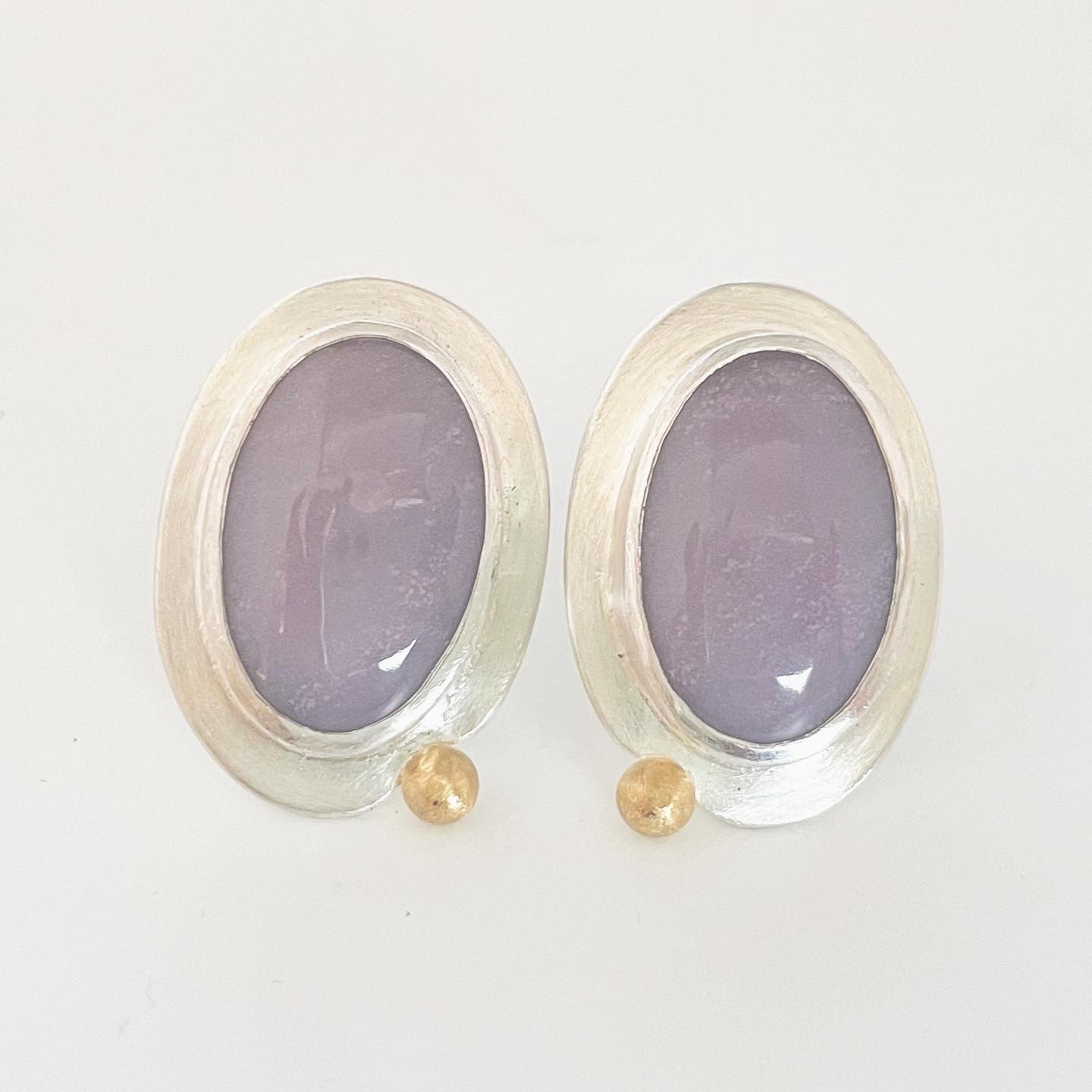 burro creek agate with gold and silver